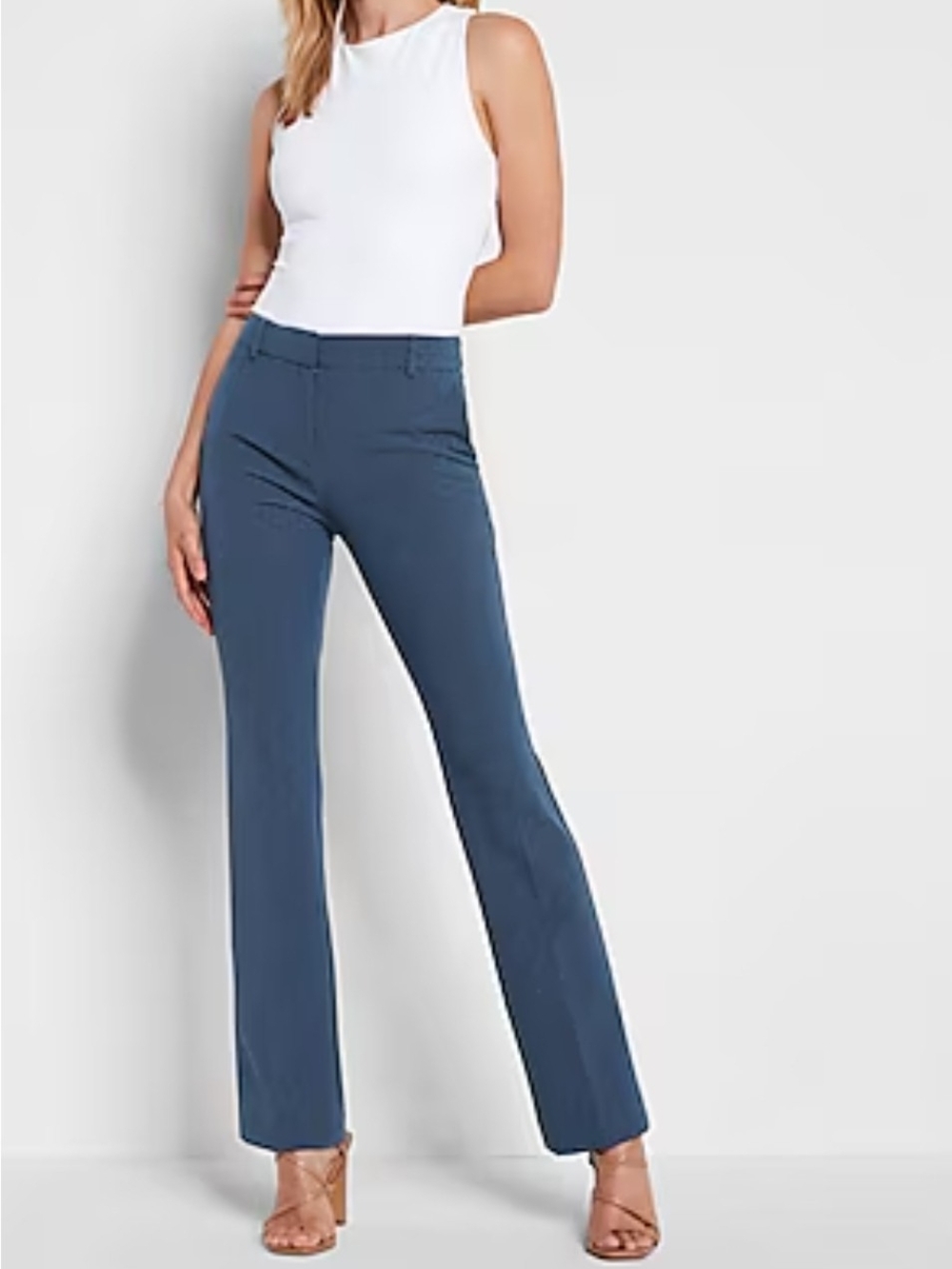 Express Women's Columnist Mid-Rise Boot-Cut Pants